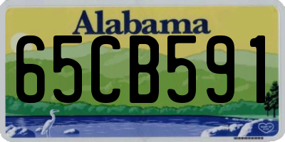 AL license plate 65CB591