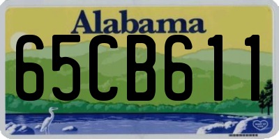 AL license plate 65CB611