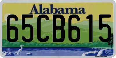 AL license plate 65CB615