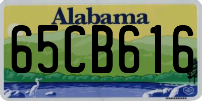 AL license plate 65CB616
