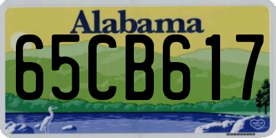 AL license plate 65CB617