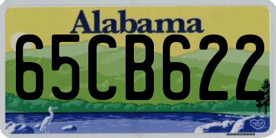 AL license plate 65CB622
