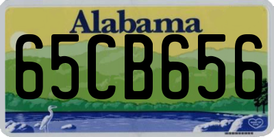 AL license plate 65CB656
