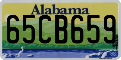 AL license plate 65CB659