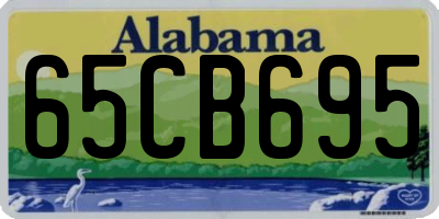 AL license plate 65CB695