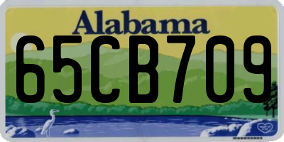 AL license plate 65CB709