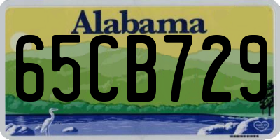 AL license plate 65CB729