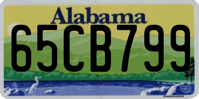 AL license plate 65CB799