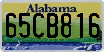 AL license plate 65CB816