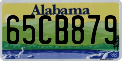 AL license plate 65CB879