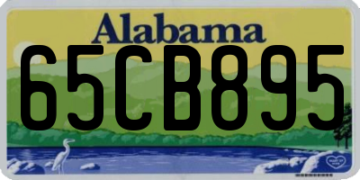 AL license plate 65CB895