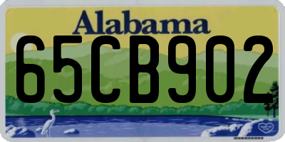 AL license plate 65CB902