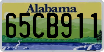 AL license plate 65CB911