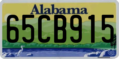 AL license plate 65CB915