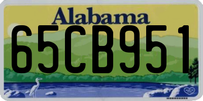 AL license plate 65CB951