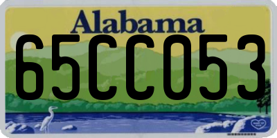 AL license plate 65CC053