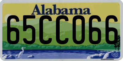 AL license plate 65CC066