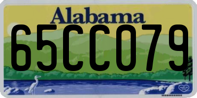 AL license plate 65CC079