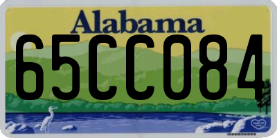 AL license plate 65CC084