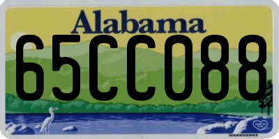 AL license plate 65CC088