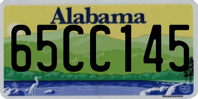 AL license plate 65CC145