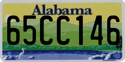 AL license plate 65CC146