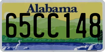 AL license plate 65CC148