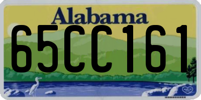 AL license plate 65CC161