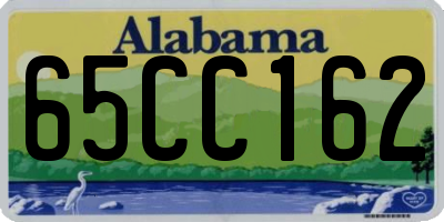 AL license plate 65CC162