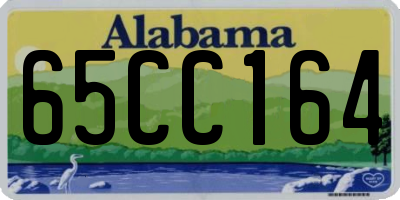 AL license plate 65CC164