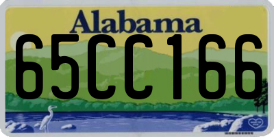 AL license plate 65CC166
