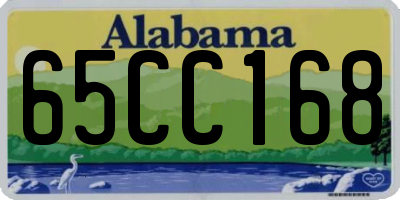 AL license plate 65CC168