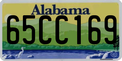 AL license plate 65CC169