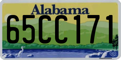 AL license plate 65CC171