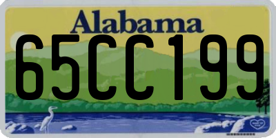 AL license plate 65CC199