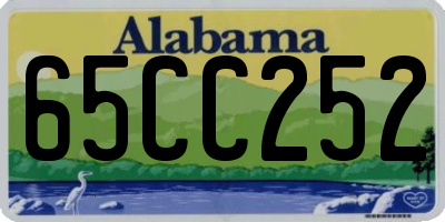 AL license plate 65CC252