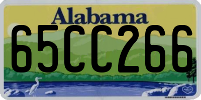 AL license plate 65CC266