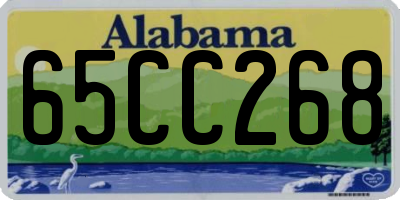 AL license plate 65CC268