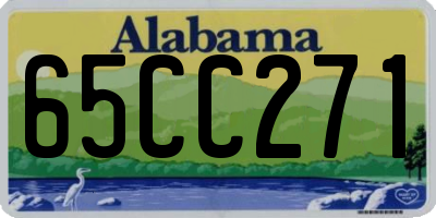 AL license plate 65CC271