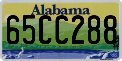 AL license plate 65CC288