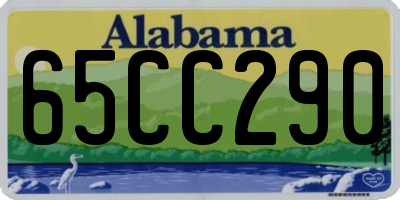 AL license plate 65CC290
