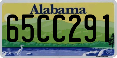 AL license plate 65CC291