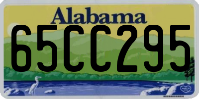 AL license plate 65CC295