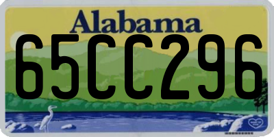 AL license plate 65CC296