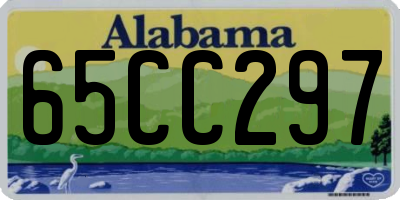 AL license plate 65CC297