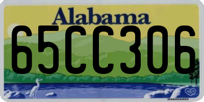 AL license plate 65CC306