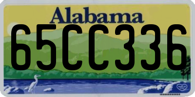 AL license plate 65CC336