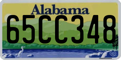 AL license plate 65CC348
