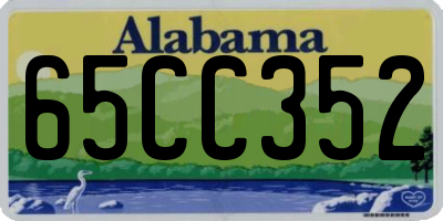 AL license plate 65CC352