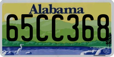 AL license plate 65CC368